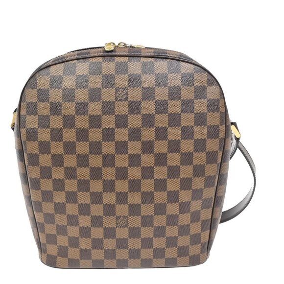 LOUIS VUITTON Ipanema GM Shoulder Bag Damier Ebene Leather Brown N51292 74KB213 - Picture 3 of 14